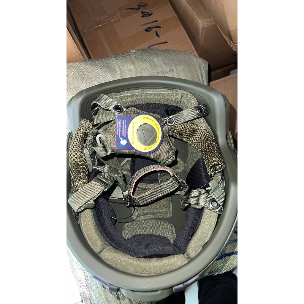 หมวก Fast เกรดกันระดับ Level 3A รุ่น หนา หนัก 1.35 kg. สายรัดคางปรับท้ายทอย ราคา ถูกที่สุด ดีลบีเคเค แกลเลอรีภาพที่ 3