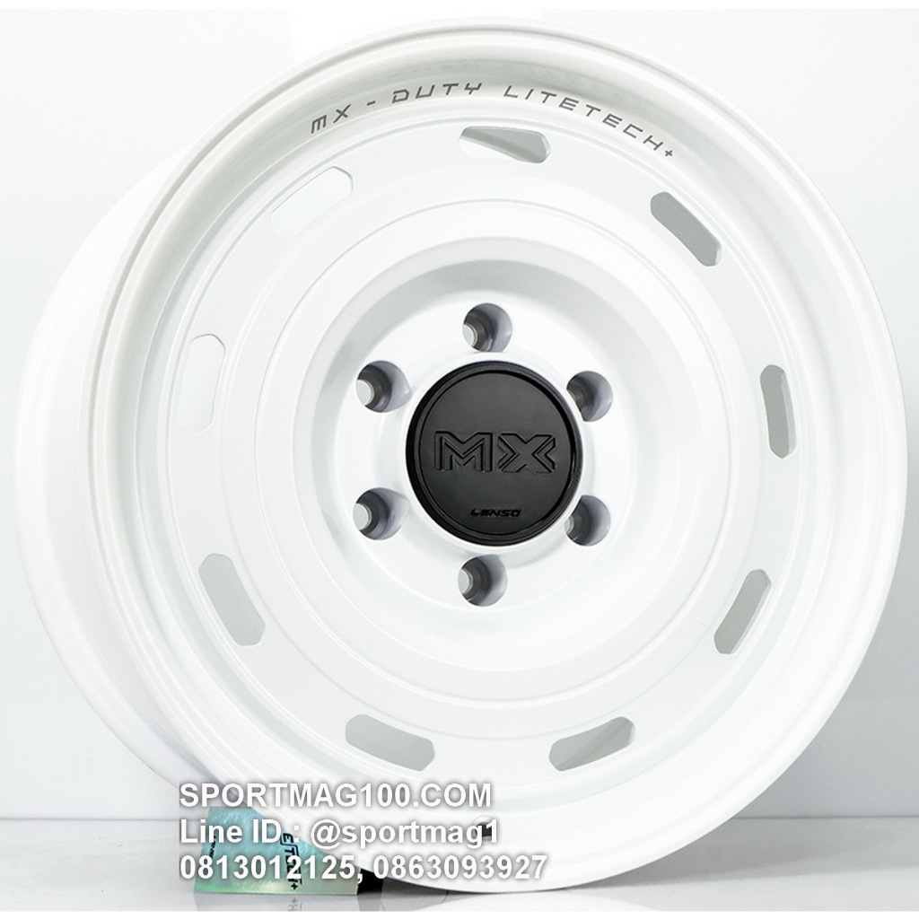 ล้อแม็กซ์ Lenso MX DUTY LITETECH+ ขอบ17นิ้ว 6รู139.7 สีขาวด้าน กว้าง8.5นิ้ว Offset20 [22471]