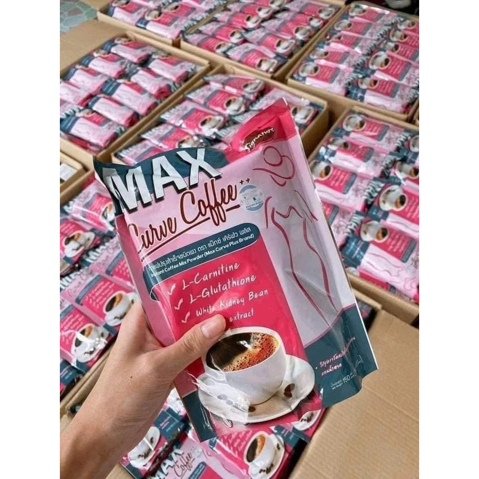 ( 1 ถุง 10 ซอง ) Max Curve Coffee  กาแฟแม็ก ปรุงสำเร็จชนิดผง x 3 ห่อ - รูปที่ 2
