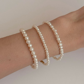 shellandgold - สร้อยข้อมือมุกน้ำจืดแท้แบบมุกล้วน