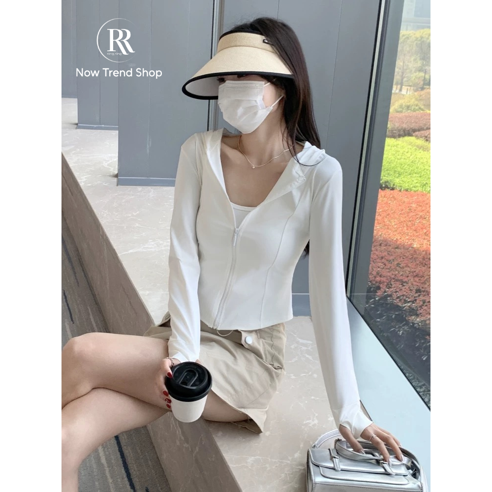 เสื้อกัน UV พี่สาวจ้าวลู่ซือเข้ารูปพอดีทรงกันUV50+