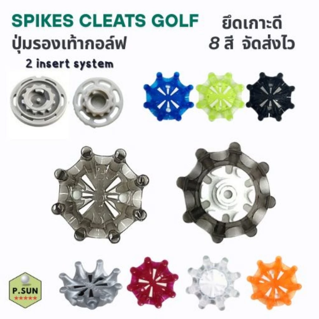 ปุ่มรองเท้ากอล์ฟ 5-15 pcs. spikes cleats golf fast Twist 3.0& tour lock in sert system(t3.0)