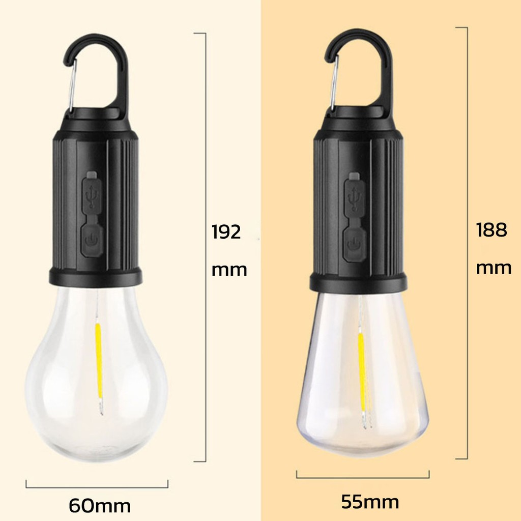 💡โคมไฟตั้งแคมป์💡ไฟแคมป์ปิ้ง ไฟพลังงานแสงอาทิตย์ โคมไฟเต้นท์ โคมไฟ LED ปรับระดับได้ แบบพกพา กันน้ำ USB ชาร์จ Solar Light - รูปที่ 5