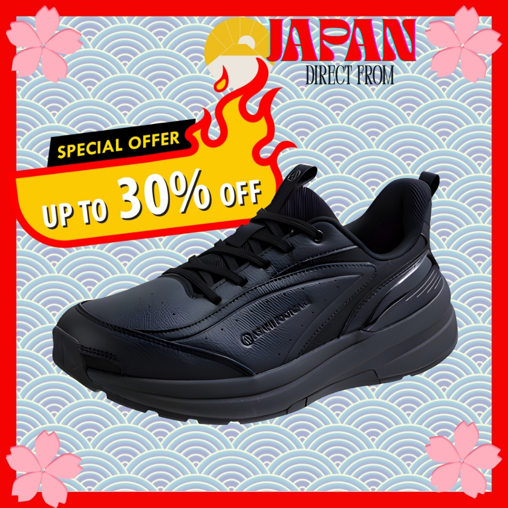 【Direct from Japan】Asahi Shoes AFC 006 Foot Care Shoes – All Black & All White, KF72152 & KF72151, C