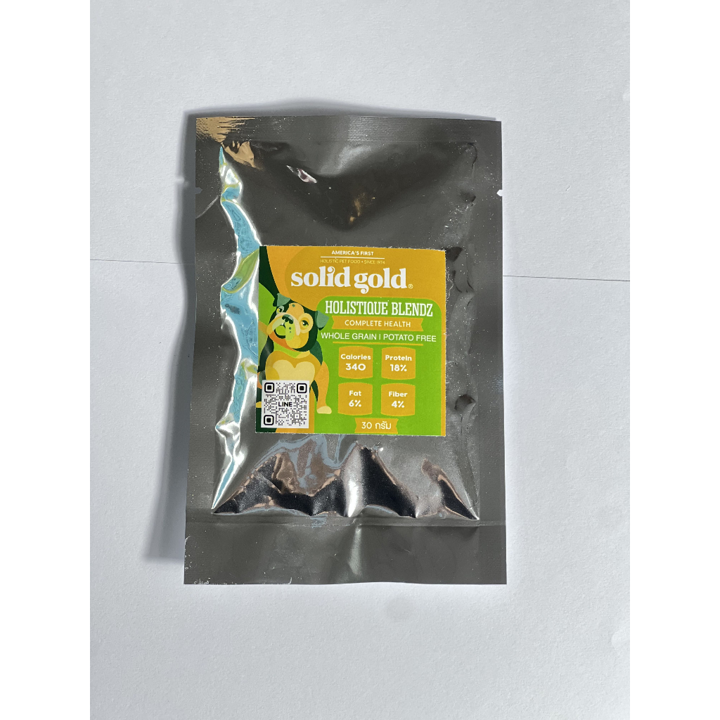 [สินค้าทดลองฟรี] Solid Gold อาหารแมวและสุนัขโฮลิสติกสูตร Indigo Moon /  Holistique Blendz / Leaping 
