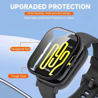 เคสพีซีแข็ง + สายซิลิโคนสำหรับ Redmi Watch 5 Active 5 Lite เคสป้องกันแบบครอบเต็มสำหรับ Redmi Watch 3 Active Lite