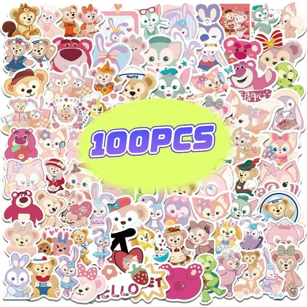 สเตลล่าลูStellaLou ดัฟฟี่  น่ารัก Duffy & Friends sticker สติกเกอร์กันน้ำรูปแบบท