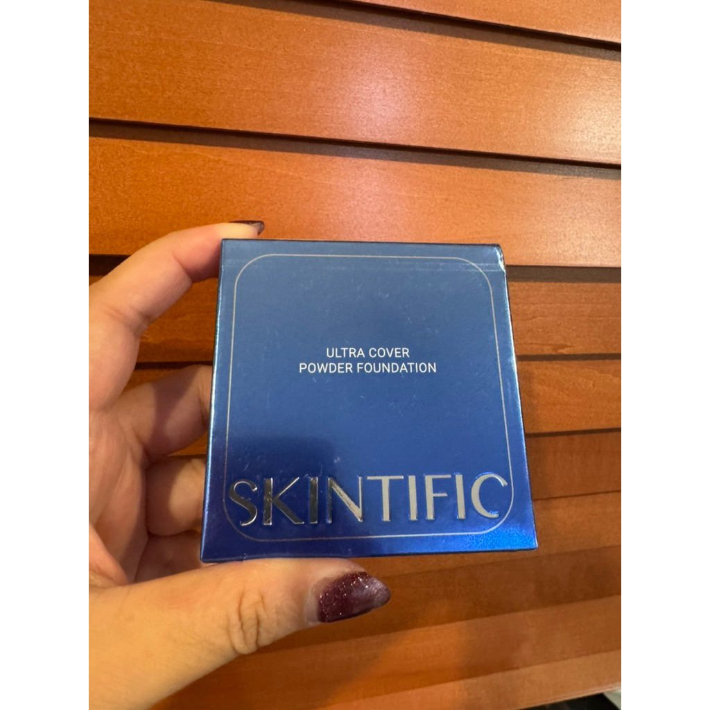 (ของใหม่ค่ะ)🩵SKINTIFIC ULTRA COVER POWDER FOUNDATION แป้งผสมรองพื้นสี 00N