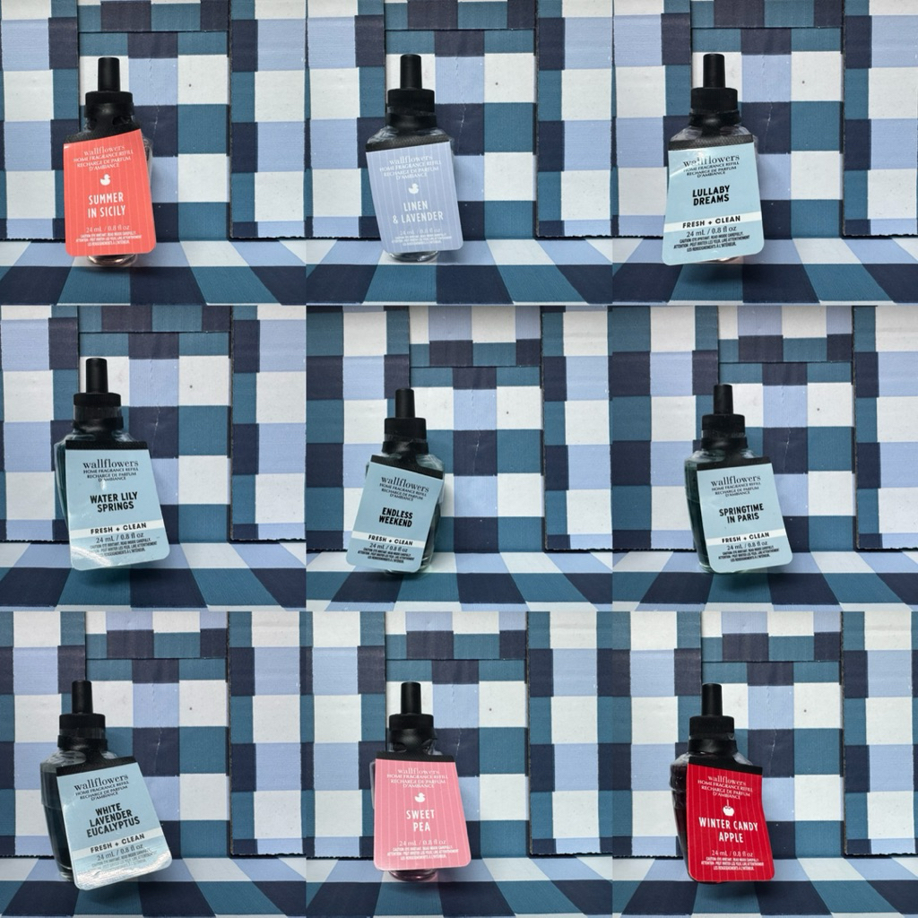 Bath & Body Works WALLFLOWERS 24ml Wallflower Fragrance Refill น้ำหอมเสียบปลั๊ก น้ำหอมปลั๊ก