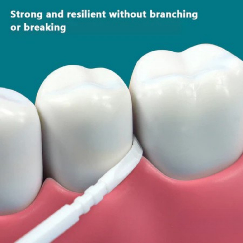 ไม้จิ้มฟัน แบบ2หัว จิ้มฟันและดึงเศษอาหาร ไม้แคะฟัน ด้ามพลาสติกทำความสะอาดฟัน 100ชิ้น /กล่อง ซอกซอนสะอาด พร้อมส่ง ร้านไทย - รูปที่ 2