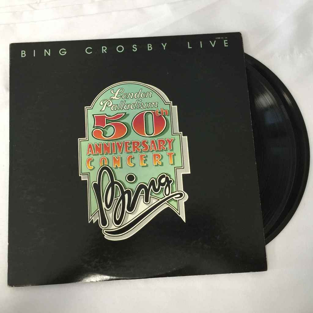 Bing Crosby Live - London Palladium 50th Anniversary Concert. LP ขนาด 12 นิ้ว  K29