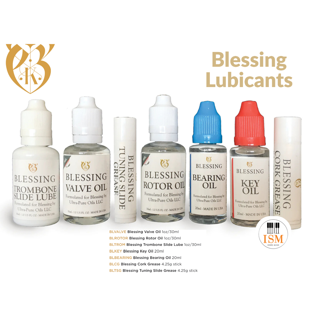 Blessing Lubicants น้ำมันวาล์วเครื่องเป่า ขี้ผึงทาท่อ ขี้ผึ้งทาก๊อก น้ำมันคีย์กดเครื่องเป่า น้ำมันโรตารี่เครื่องเป่า Val