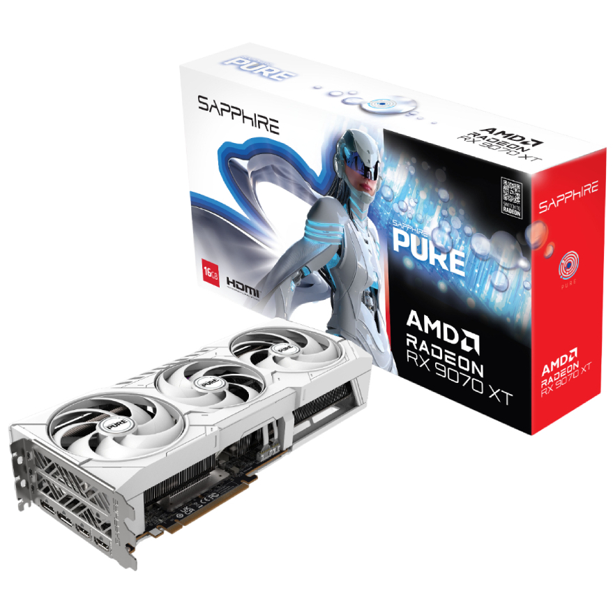 SAPPHIRE PURE RX9070 XT GAMING OC 16GB GDDR6