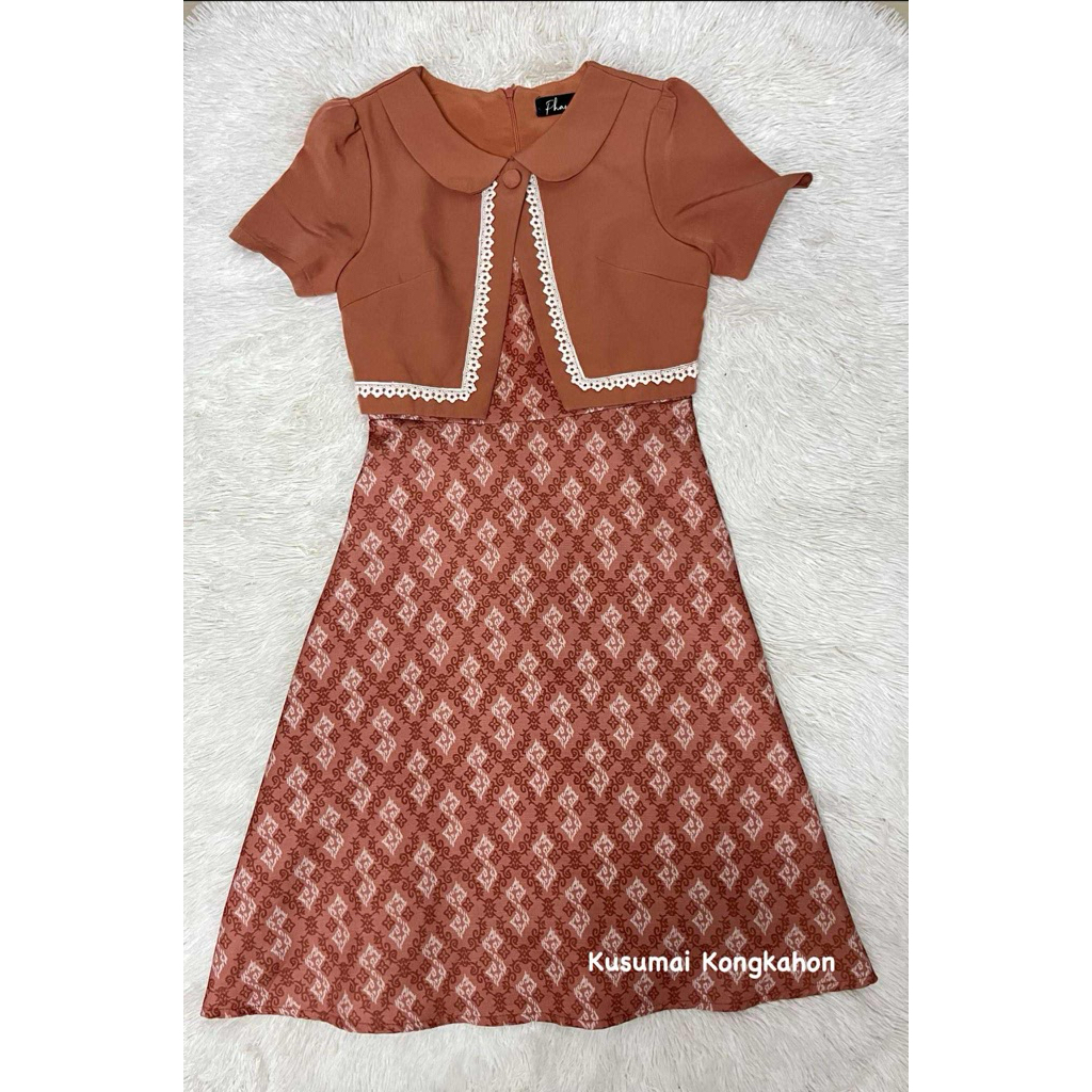 ส่งต่อเดรสป้าย Phawi🌷 Size S