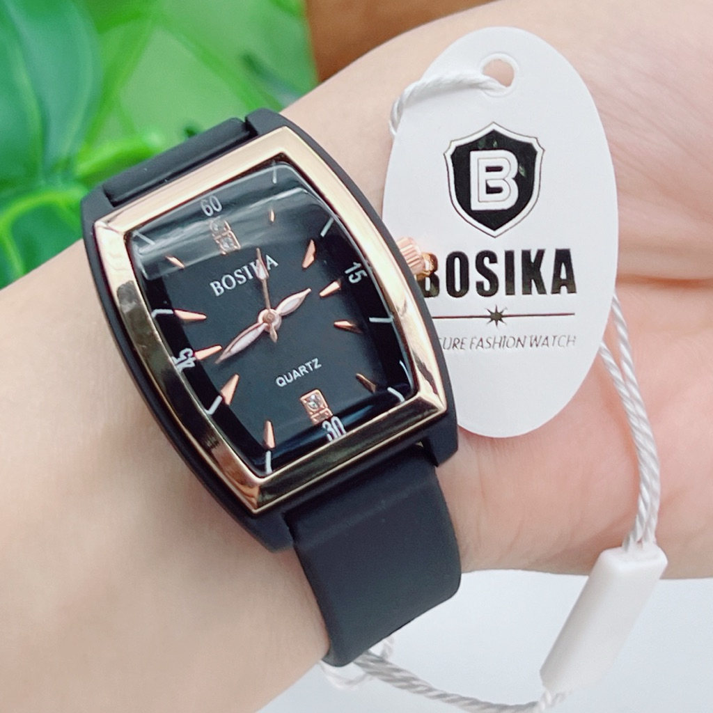 Bosika แบรนด์เกาหลีแท้  สายยางซิลิโคลน มีหลายสี  คริสมาส
