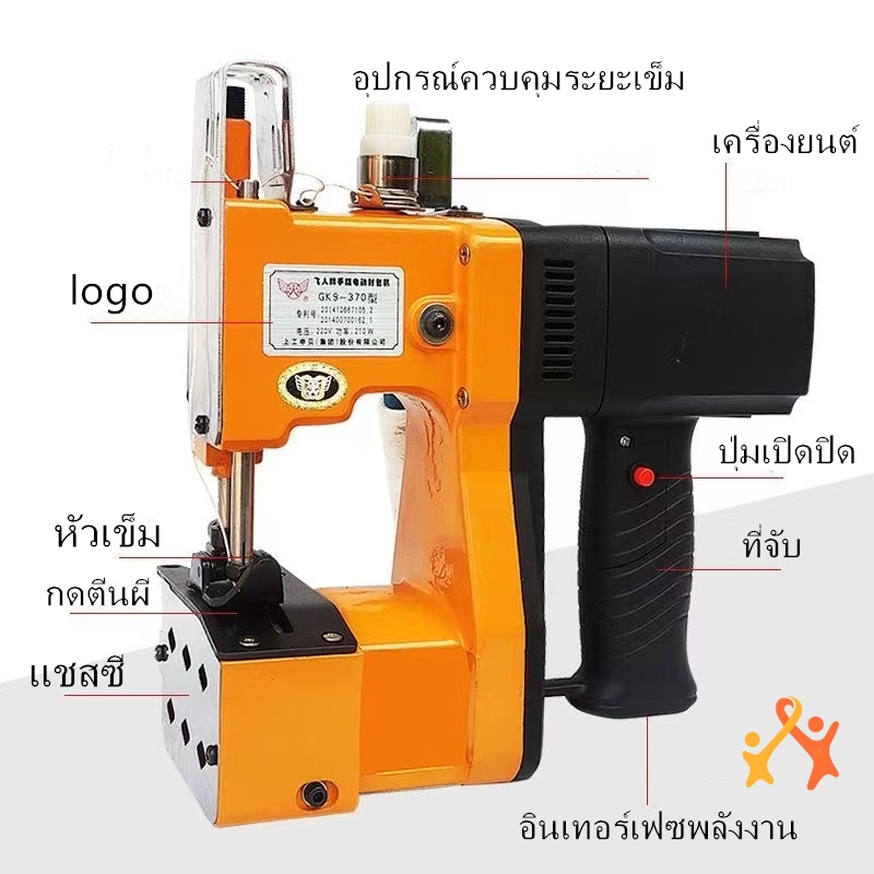 [Hot] hand-held high-speed sack sewing machine, hand-held sack sewing machine, hand-held sack sewing