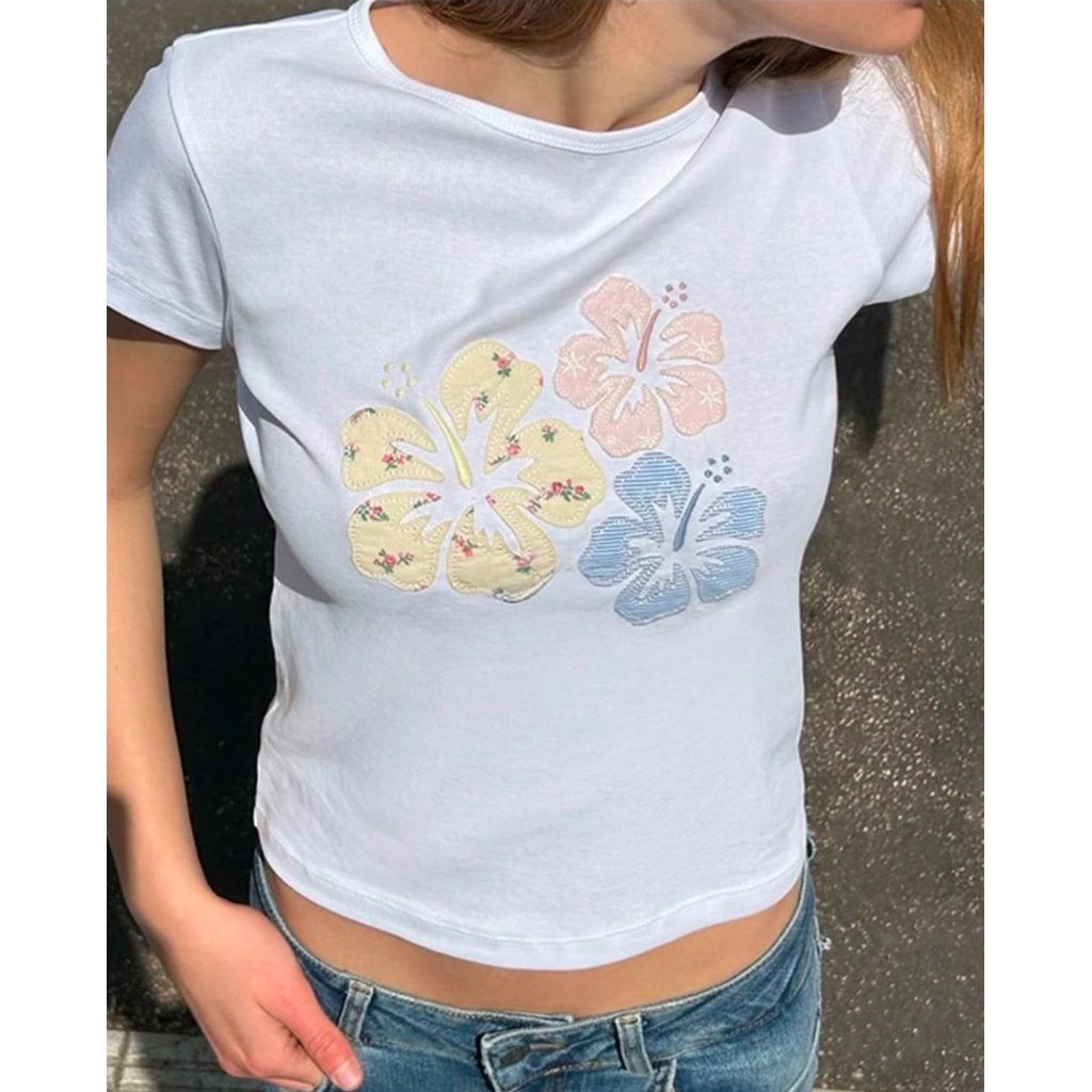 ✨ใหม่✨พร้อมส่ง Subdued Hibiscus 🌺 T-shirt (Size : S)