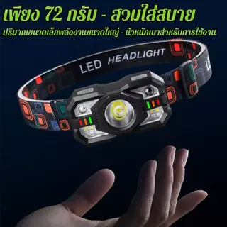 [พร้อมส่ง] ไฟฉาย ไฟฉายคาดหัว 1000w ไฟฉายแรงสูง led usb ไฟฉายขนาดเล็ก ไฟฉายเดินป่า ไฟฉายฉุกเฉิน ไฟฉายคาดศรีษะ กันน้ำได้ ม