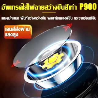 【สว่างกว่าไฟรถ】ไฟฉายแรงสูง กันน้ำ แบตในตัว 10000mAh แสงไฟปรับได้3ระดับ สายรัดมือถือใช้ได้2วิธี การชาร์จUSB ไฟฉายLED