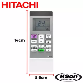 รีโมทแอร์ ฮิตาชิ อะไหล่แอร์ Hitachi Air Conditioner Remote Control รุ่น RAR-MOA6
