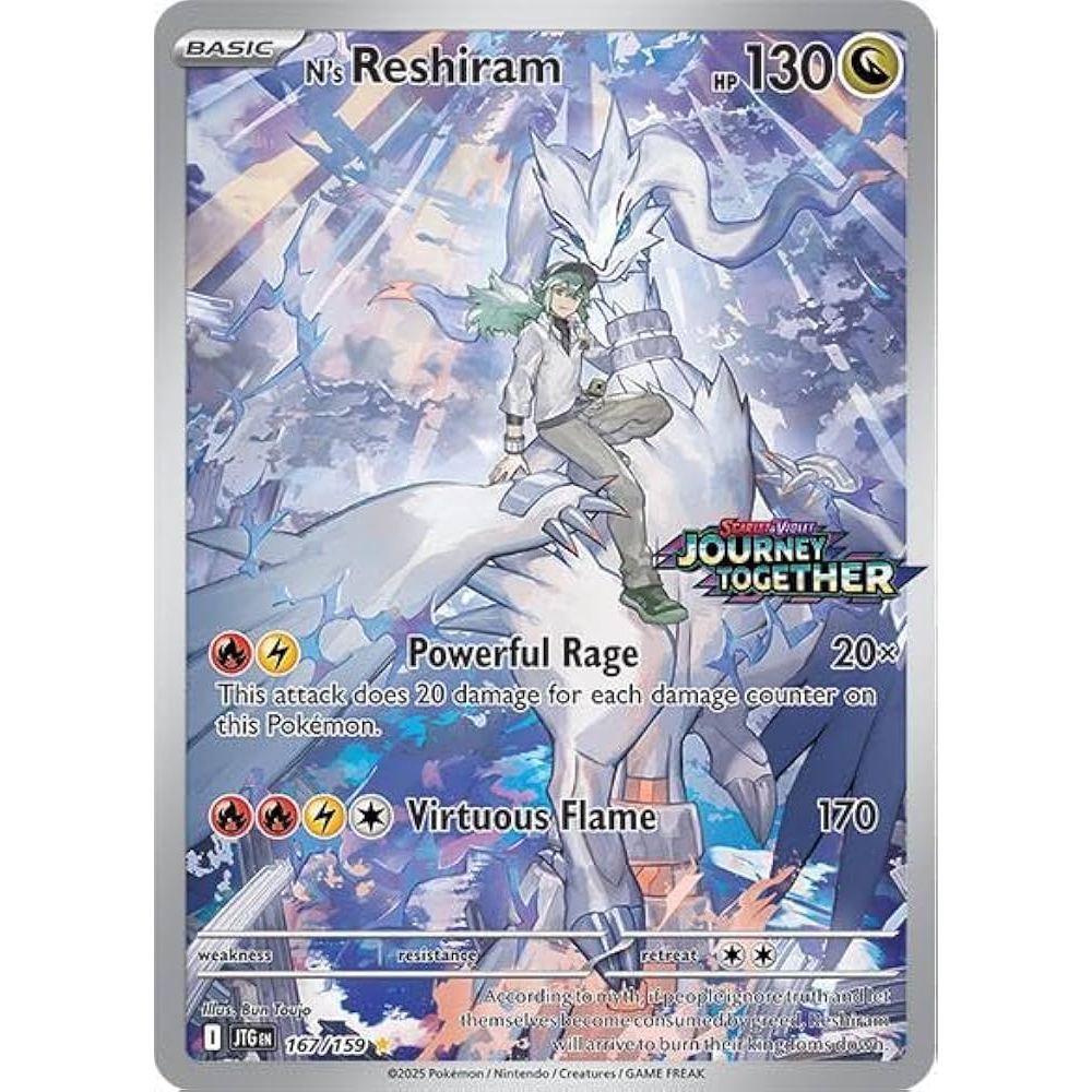 N's Reshiram [Stamped] [Sealed] #167 Pokemon Journey Together