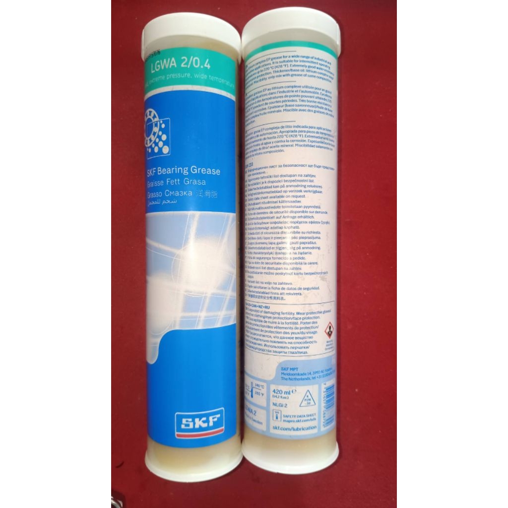 SKF  LGWA2/0.4 จาระบีชนิดพิเศษทนความร้อนสูงขนาด400ML