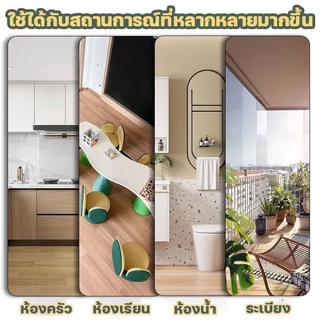 DIY กระเบื้องยาง 36pc กระเบื้องยางลายไม้ กันน้ำและทนต่อการสึกหรอ ติดพอดีกับพื้น ขอบไม่บิดเบี้ยว กระเบื้องปูพื้นกาวในตัว
