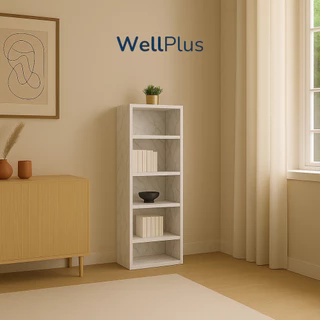 WellPlus ชั้นวางอเนกประสงค์ 5 ชั้น ชั้นวางของ วางหนังสือ ใช้งานได้หลากหลาย ดีไซน์ทันสมัย