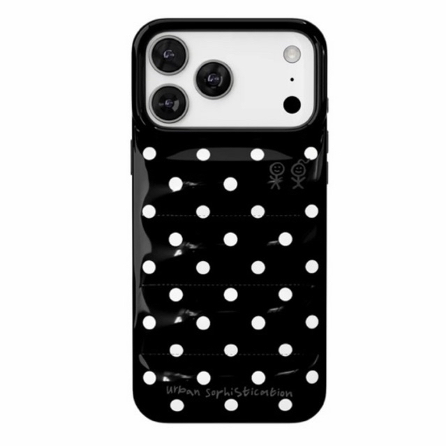 NEW !!! URBAN The Puffer Case - Polka Dots 17PM