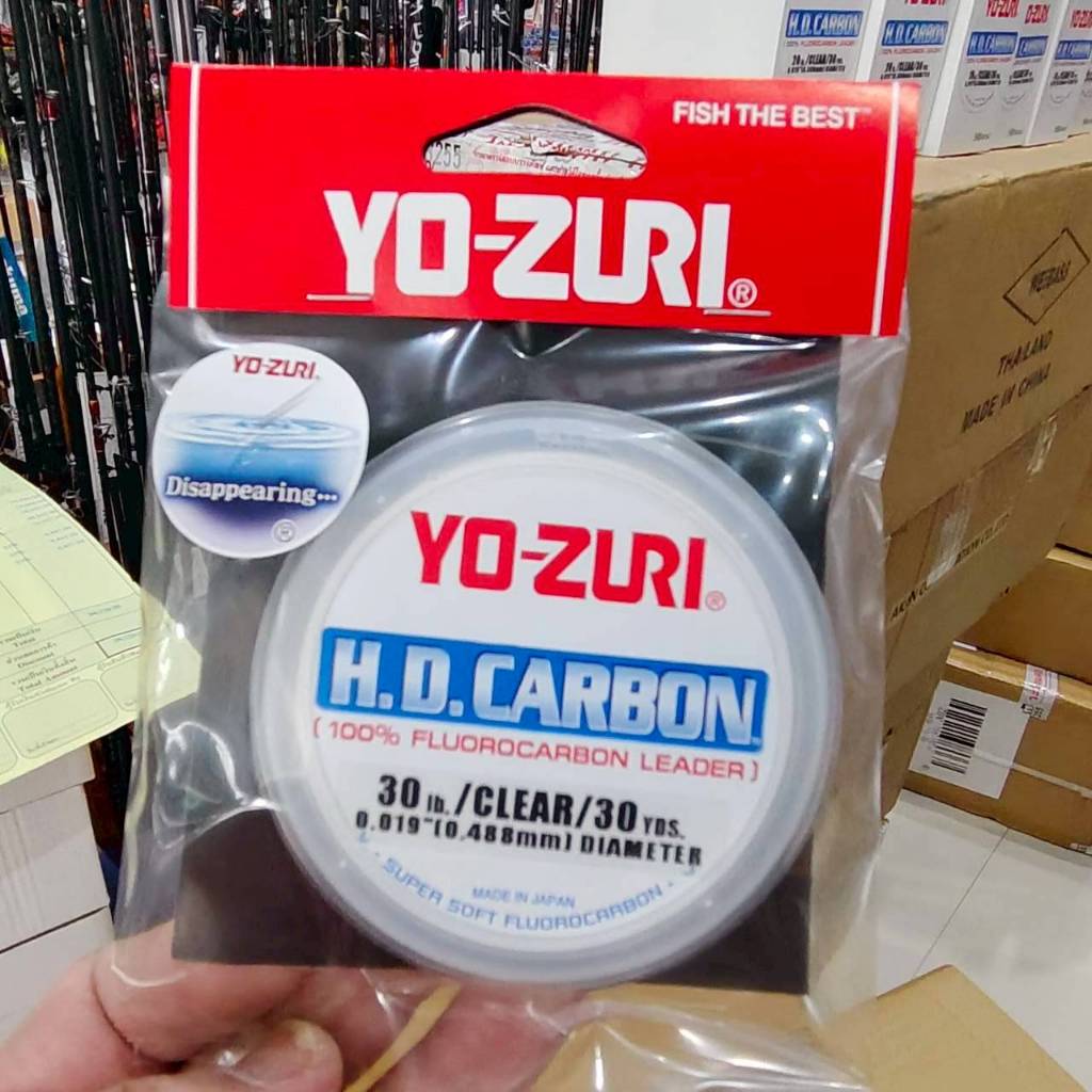 สายหน้าตกปลา โยซูริไฮบริด YO-ZURI H.D.Carbon 30yds. (Fluorocarbon 100%)