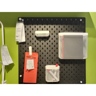 IKEA SKÅDIS SKADIS สกัวดิส อุปกรณ์เสริมบอร์ดเจาะรู Pegboard ตะขอ ชั้นวาง ตะกร้า ที่ใส่ของ อะไหล่จัดระเบียบ เลือกแบบและสี