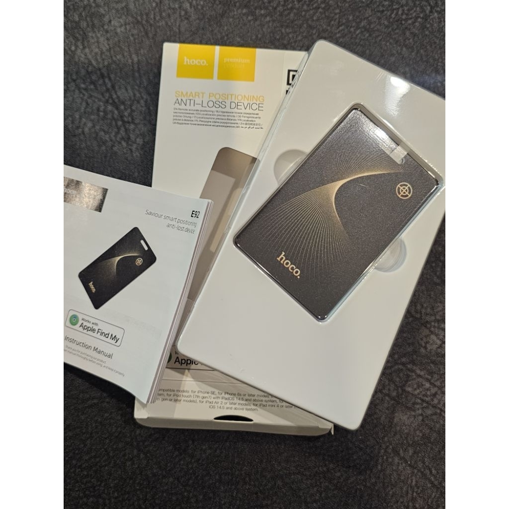 HOCO E92 Tag อุปกรณ์ติดตาม GPS ค้นหาตำแหน่งสิ่งของ (ซื้อมาผิด)