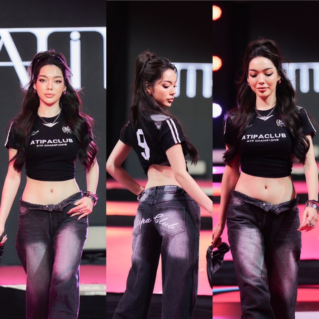 Atipashop - ATIPA VICTORY TOP เสื้อยืด แขนสั้น คอกลม สกรีนลาย ผ้ายืดนุ่มเด้ง ใส่สบาย