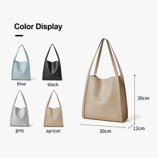 NAWOELITE Cube Bag กระเป๋าโท้ทขนาดใหญ่จุแล็ปท็อปได้ กระเป๋าสะพายไหล่ เรียบง่ายและทันสมัย กระเป๋า