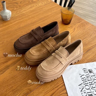 MINX รุ่น Wynn velvet รองเท้า โลฟเฟอร์หนังกลับ (loafer) minxshoes