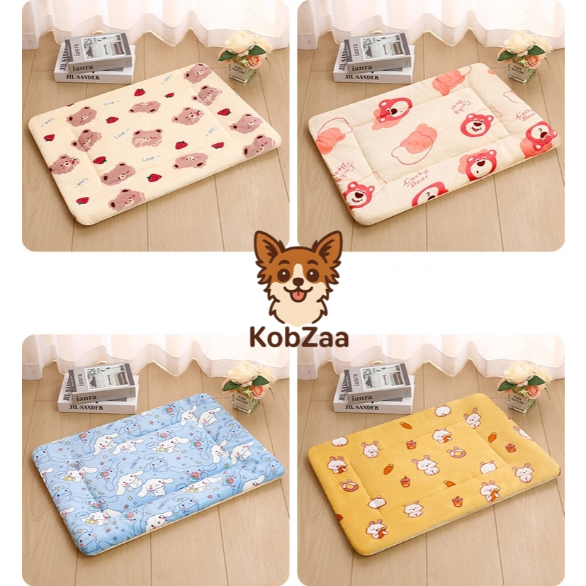 🐕ที่นอนนุ่ม ที่นอนหมา ราคาถูก ที่นอนแมว ผ้ารองกรง แผ่นปูนอนสัตว์เลี้ยง 👍🏻ซักเครื่องได้ 🇹🇭ส่งจากไทย