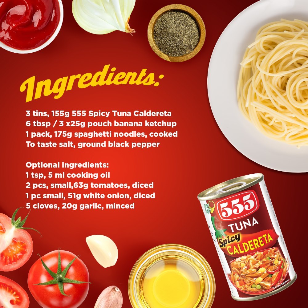 555 Tuna Spicy Caldereta 150g