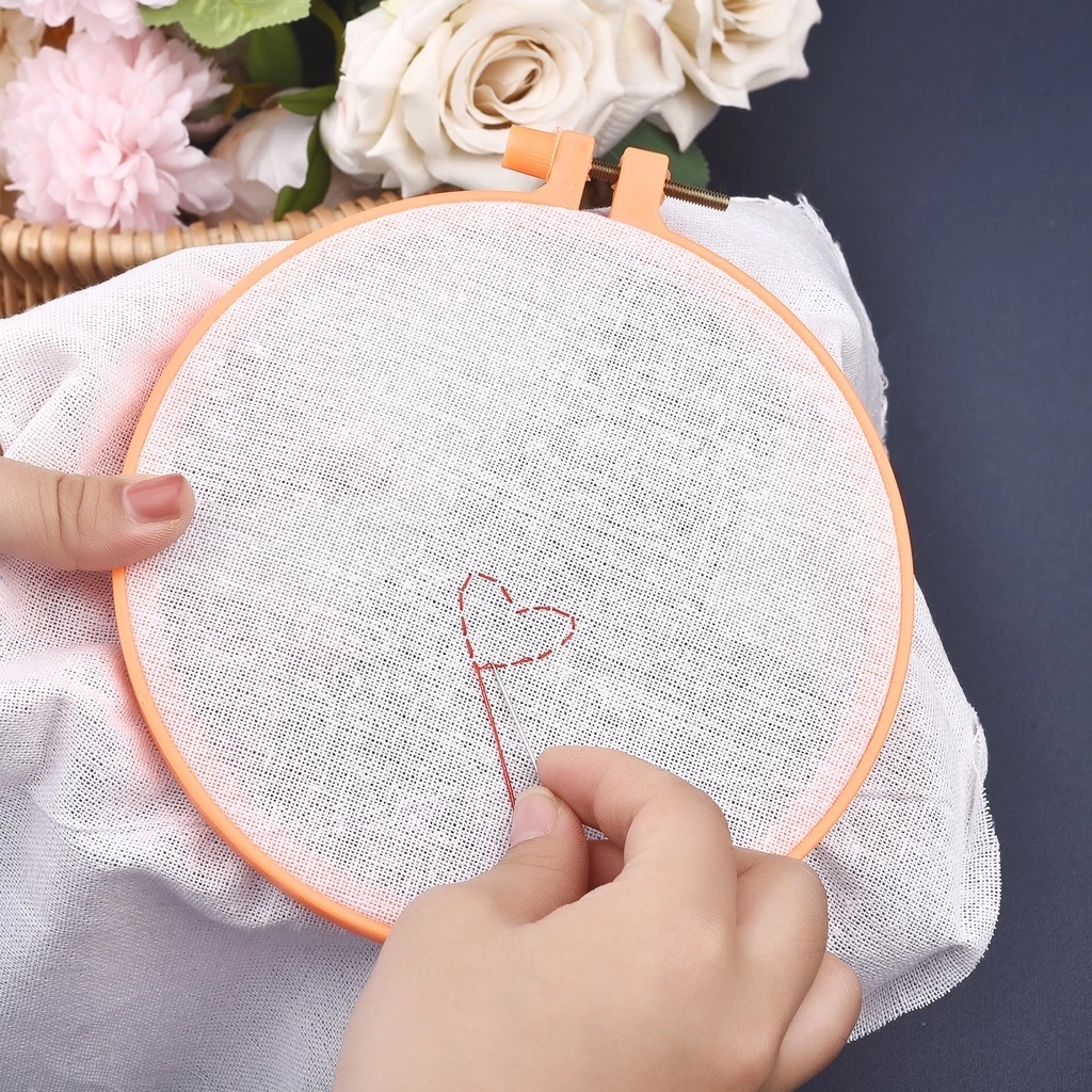 *พร้อมส่ง* สะดึงพลาสติก ขนาดใหญ่ เส้นผ่าศูนย์กลาง 24 ซม. สำหรับขึงปักผ้าครอสติช ทำจากพลาสติกแข็งแรงทนทาน - รูปที่ 2