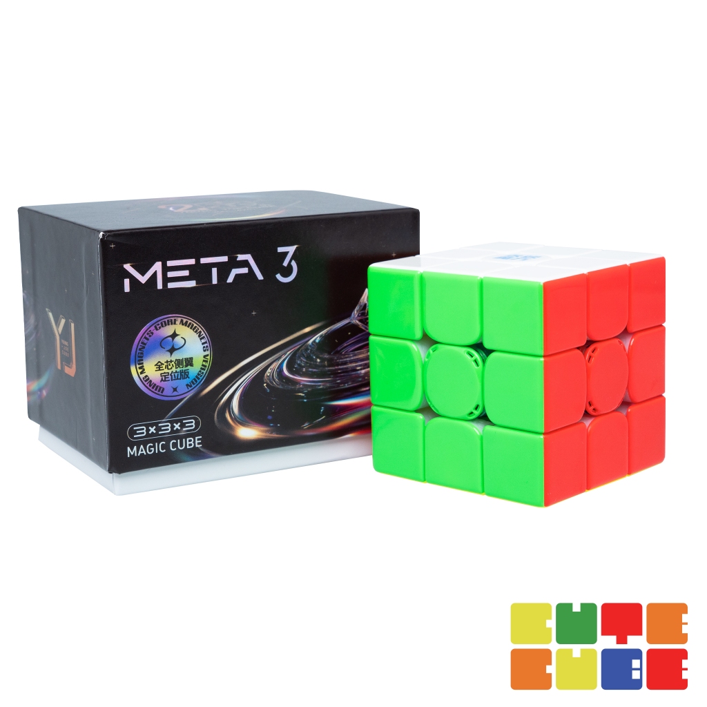 รูบิค 3x3 YJ MGC Meta (Magnetic, Ball-Core UV, Wing-Magnetic Ball-Core UV) (มีแม่เหล็ก) | CuteCube