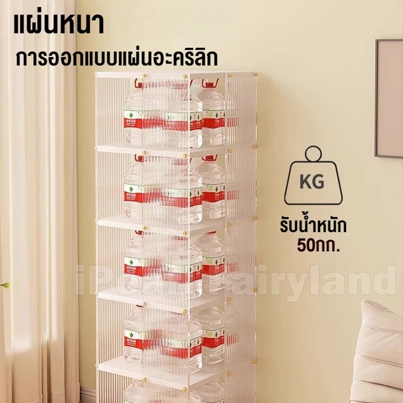 iF ตู้โชว์ อะคริลิค หลายชั้น ตู้โมเดล จอแสดงผล 4 ด้าน การหมุน 360 ° ติดตั้งง่าย แผ่นไม้เนื้อแข็ง - รูปที่ 7