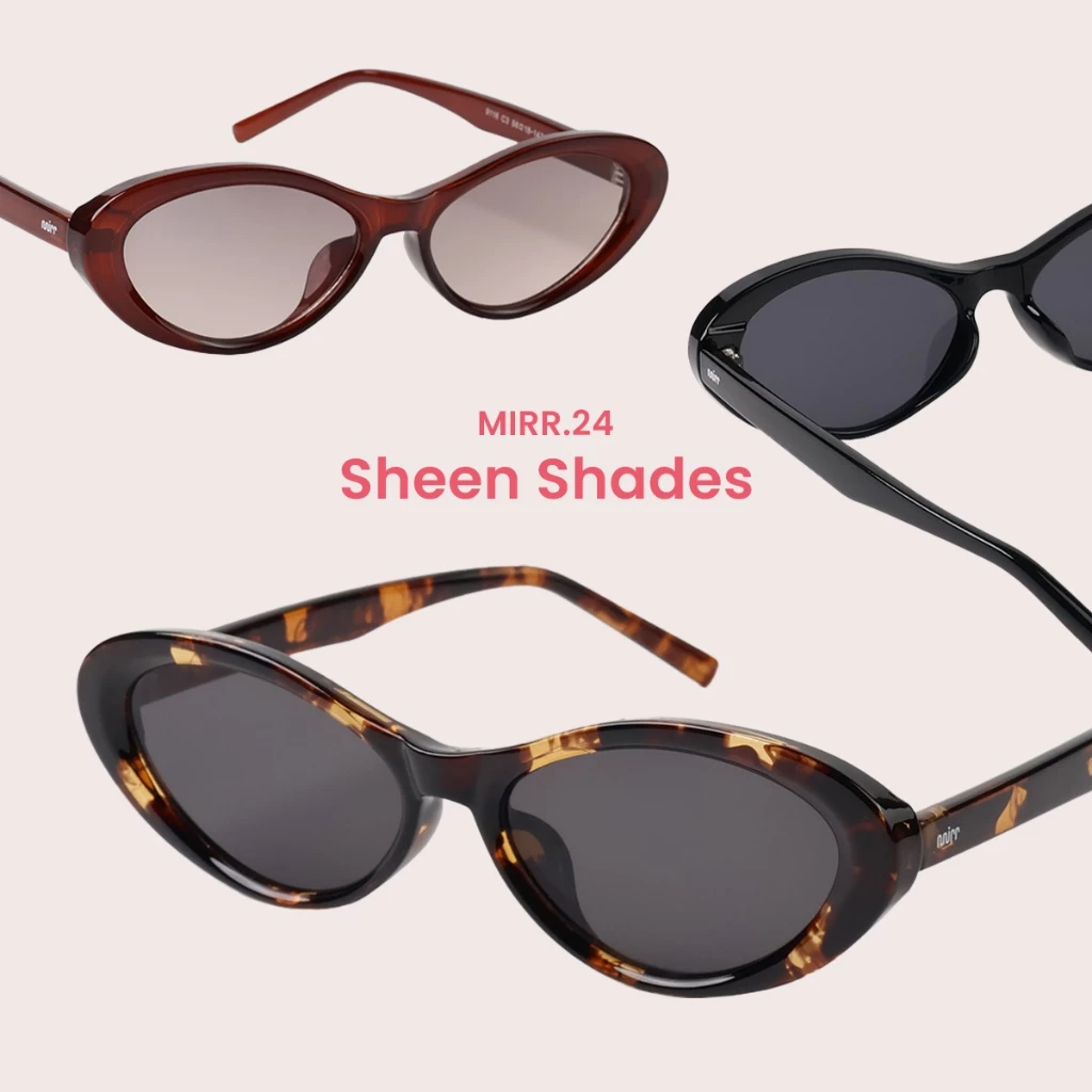 MIRR.24 SHEEN SHADES แว่นตากันแดด แว่นป้องกันแสง UV400 เปลี่ยนแว่นฟรีถ้าใส่ไม่เข้ารูปหน้า