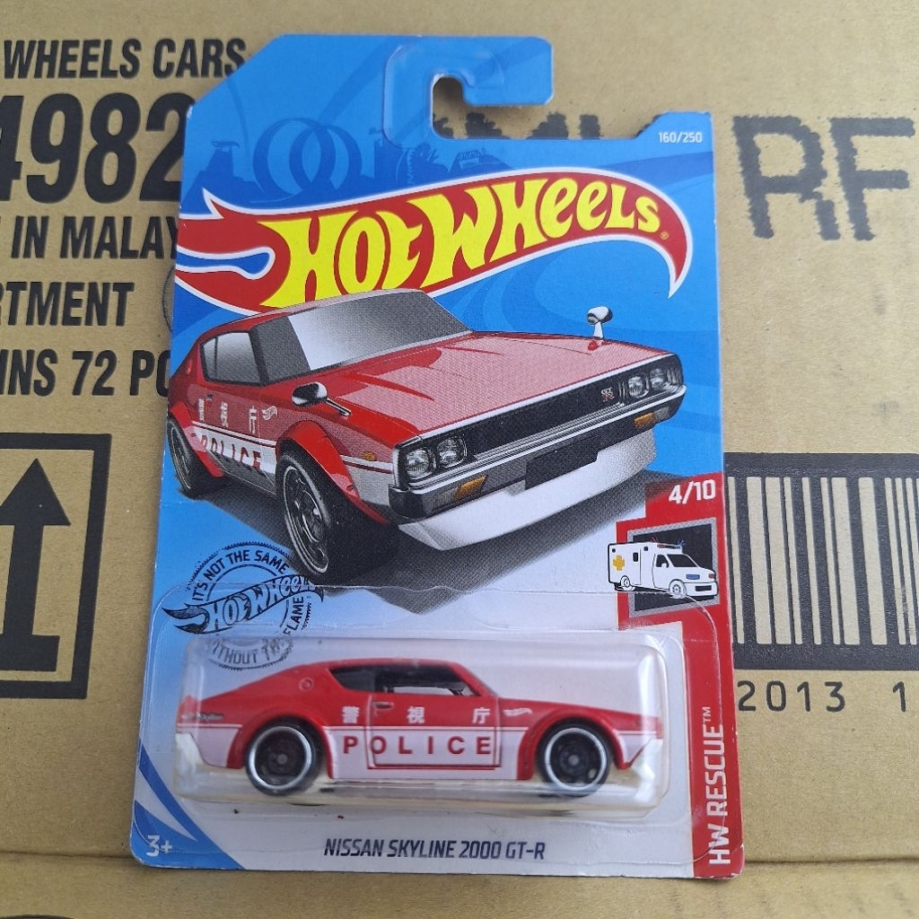 รถเหล็ก Hotwheels NISSAN SKYLINE 2000GT-R 160/250 (kg14)