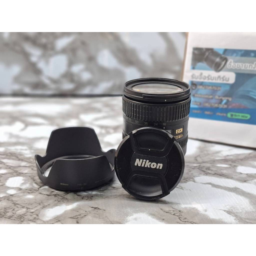 เลนส์กล้องถ่ายรูป Nikon 16-85 พร้อมใช้งาน