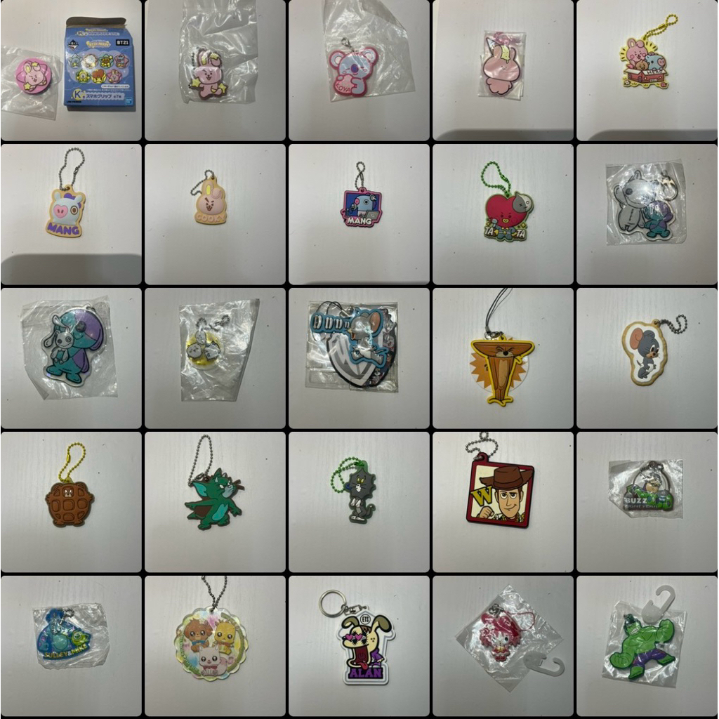 พวงกุญแจdisney&BT21 ลิขสิทธิ์แท้