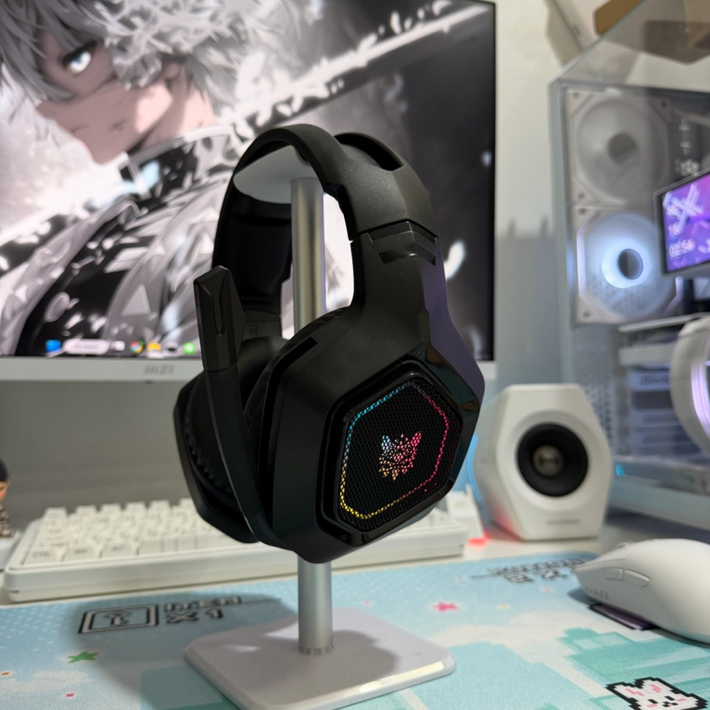 [ปล่อยต่อ] ฟังเกมมิ่งไร้สาย Onikuma Kumong Tri-Mode Headphone 3 โหมด Bluetooth 5.3 / 2.4G / AUX 3.5m