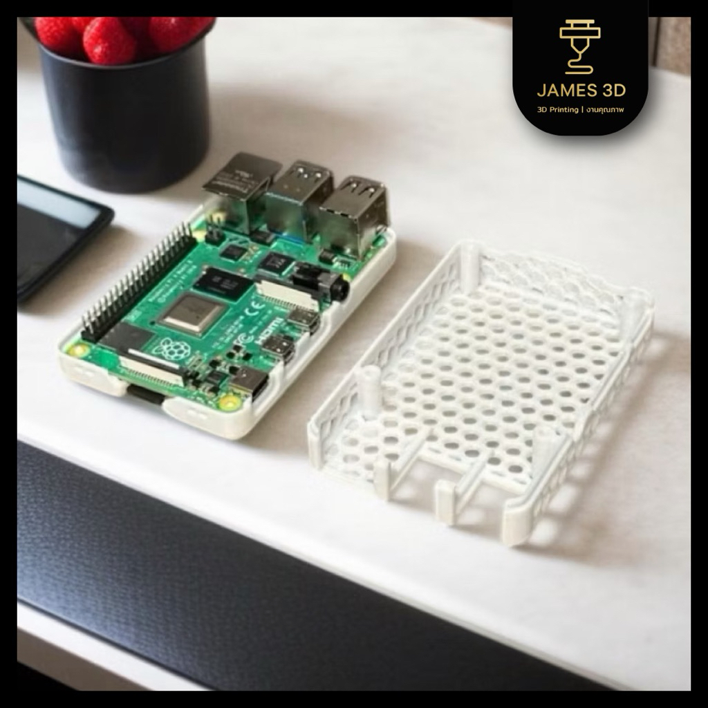 Case Raspberry Pi 4 เคส Raspberry Pi 4 พร้อมช่องระบายความร้อน