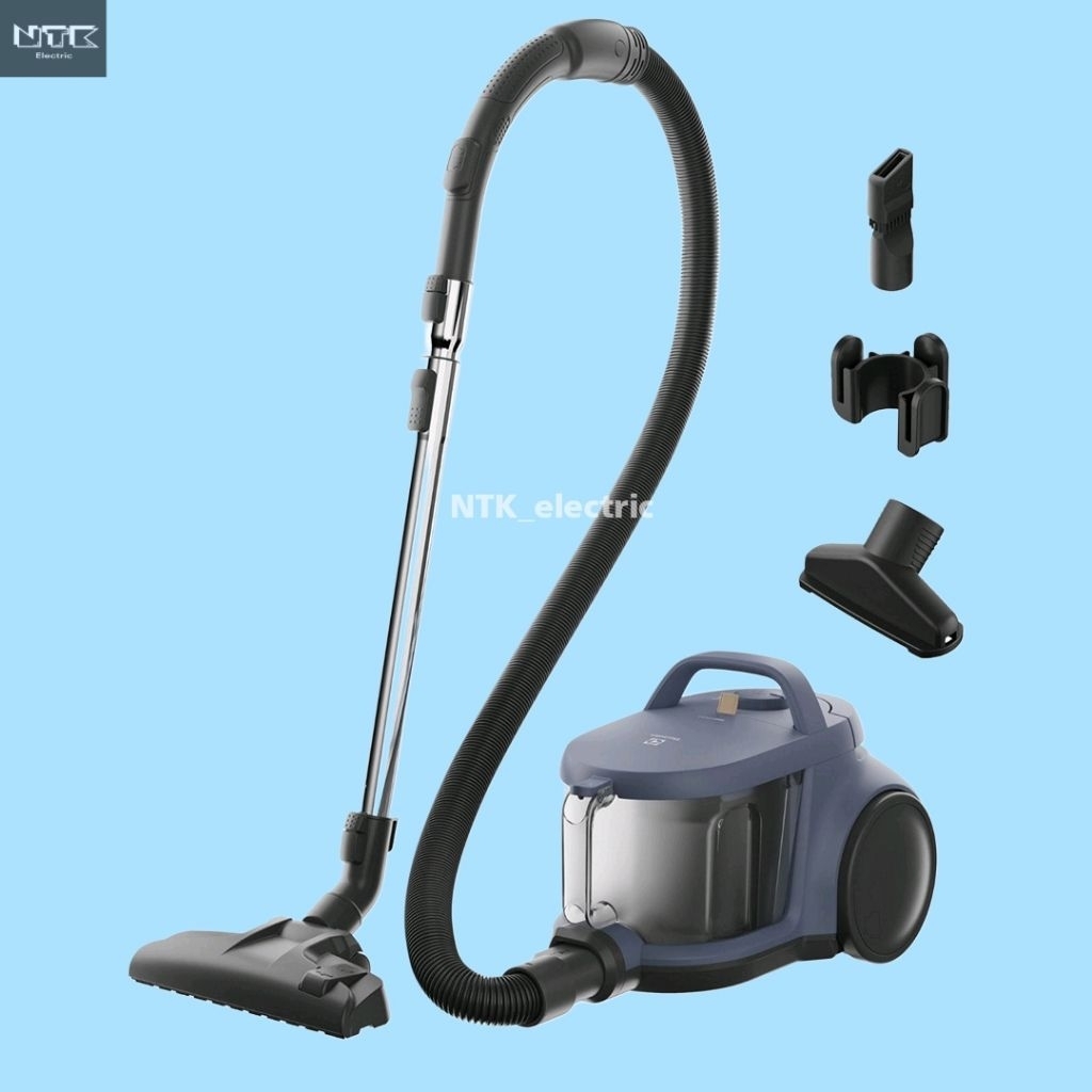 ELECTROLUX เครื่องดูดฝุ่นแบบกล่อง 2 ลิตร 1800 วัตต์ EFC52512 สี Blue Denim