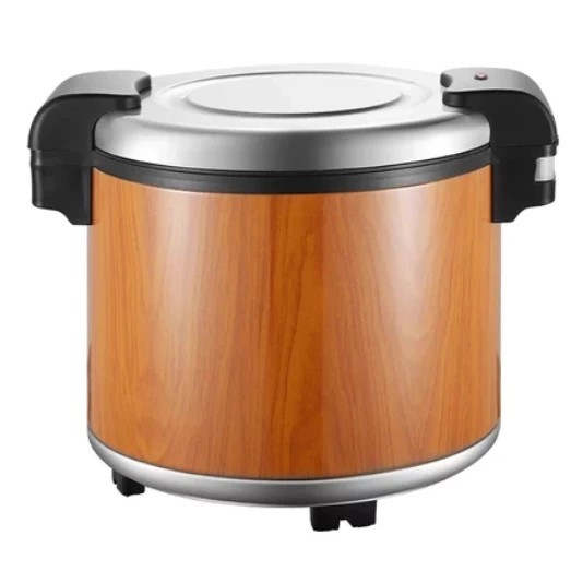 หม้ออุ่นข้าวลายไม้ ขนาดใหญ่ 23ลิตรXQ-WS23 หม้อข้าวเก็บความร้อนเหมาะกับร้านค้าขาย