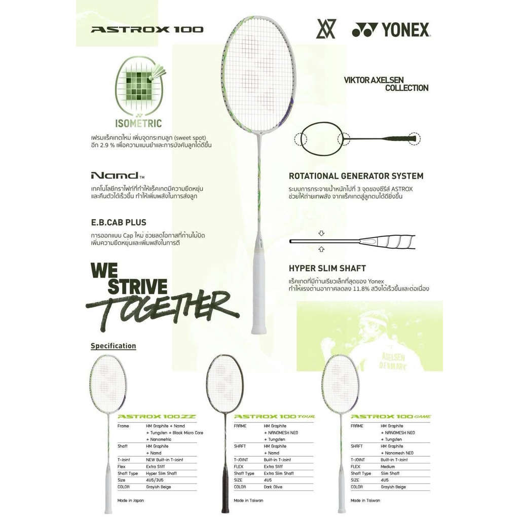 Astrox100 ZZ VA Edition รหัสTH