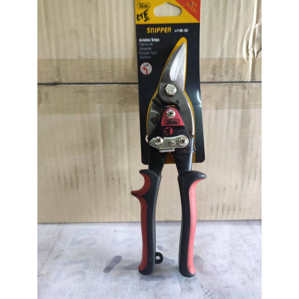 กรรไกรตัดแผ่นโลหะ (Aviation Snips) pumpkin, proma, winton